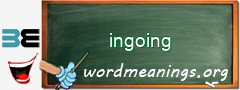 WordMeaning blackboard for ingoing
